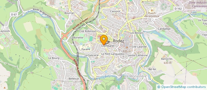 localisation de l'entreprise SOLEIL  RODEZ