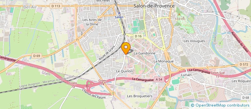 localisation de l'entreprise SOLEIL 520  SALON-DE-PROVENCE