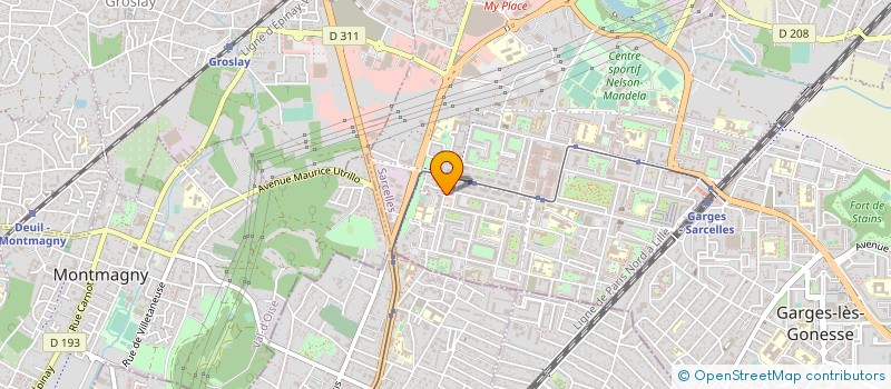 localisation de l'entreprise SOLEIL  SARCELLES