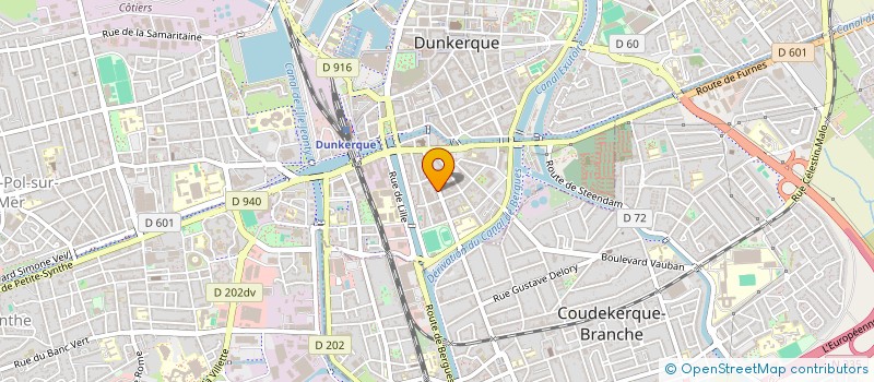 localisation de l'entreprise SOLEIL à DUNKERQUE