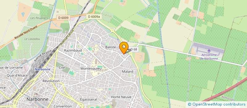 localisation de l'entreprise SOLEIL à NARBONNE