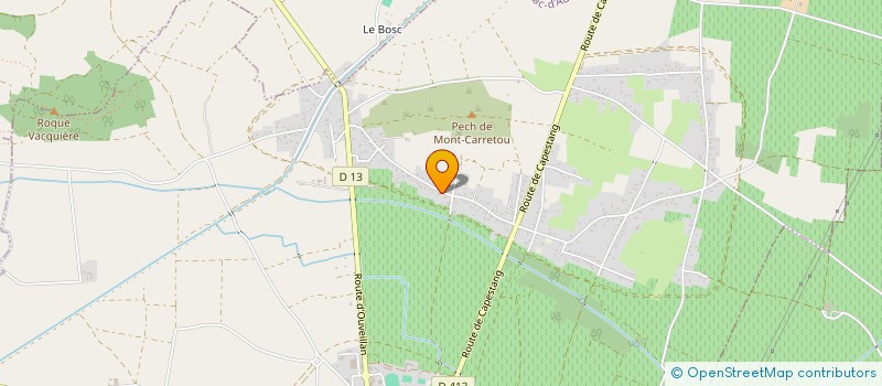 localisation de l'entreprise SOLEIL  CUXAC-D'AUDE