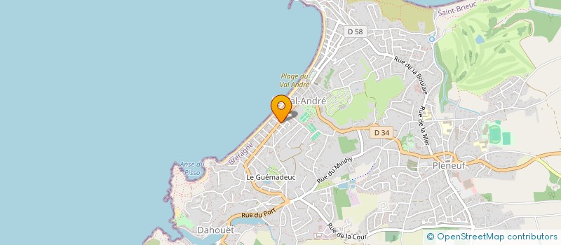 localisation de l'entreprise SOLEIL  PLENEUF-VAL-ANDRE