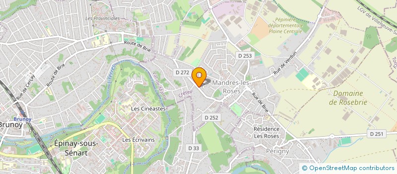 localisation de l'entreprise SOLEIL  MANDRES-LES-ROSES