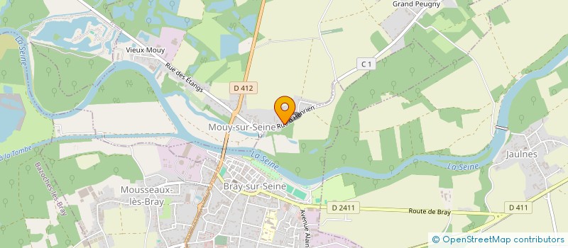 localisation de l'entreprise SOLEIL  MOUY-SUR-SEINE