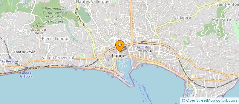 localisation de l'entreprise SOLEIL A CROQUER à CANNES