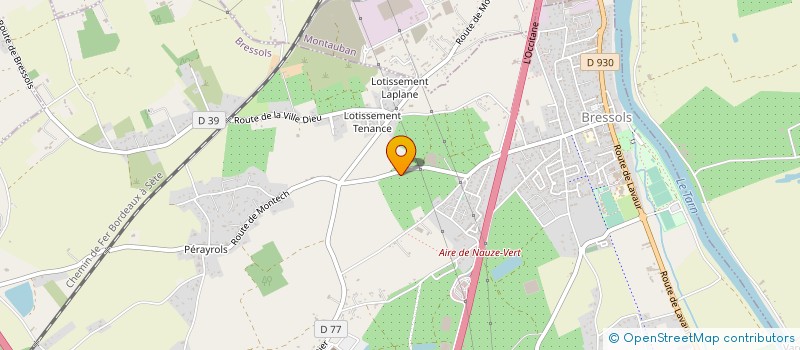 localisation de l'entreprise SOLEIL ABEILLE  BRESSOLS