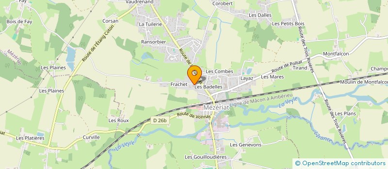 localisation de l'entreprise SOLEIL ACTIF  MEZERIAT