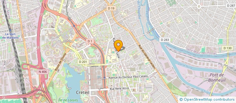 localisation de l'entreprise SOLEIL AMBULANCES  CRETEIL