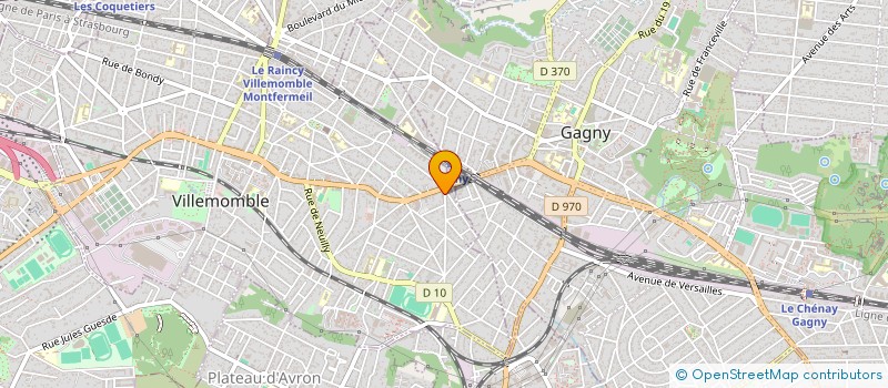 localisation de l'entreprise SOLEIL BATIMENT  VILLEMOMBLE