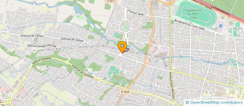 localisation de l'entreprise SOLEIL BEARN SERVICES à LONS