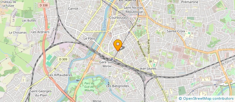 localisation de l'entreprise SOLEIL BEAUTE  LE MANS