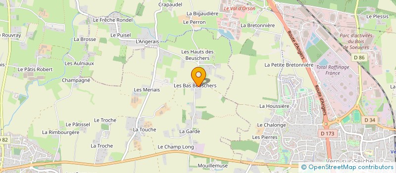 localisation de l'entreprise SOLEIL BLEU  NOYAL-CHATILLON-SUR-SEICHE