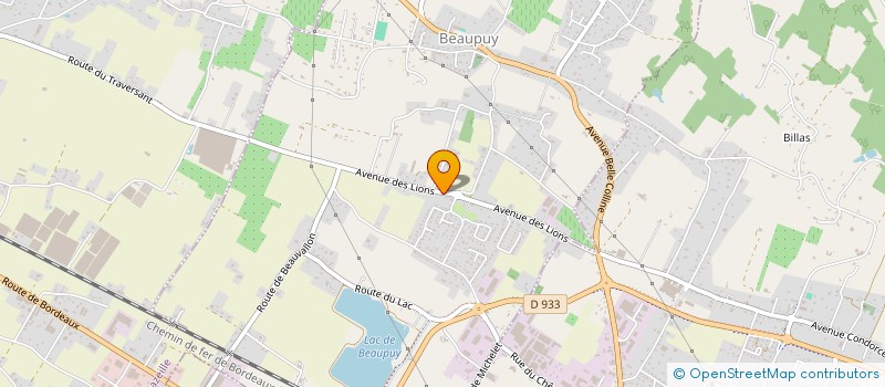 localisation de l'entreprise SOLEIL BLEU  BEAUPUY