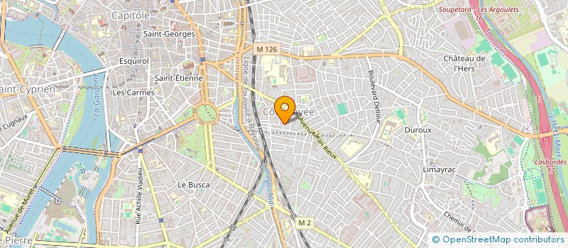 localisation de l'entreprise SOLEIL BLEU  TOULOUSE