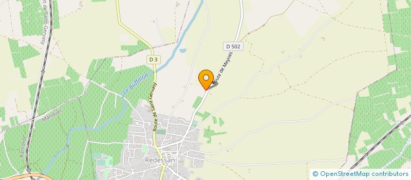 localisation de l'entreprise SOLEIL BOIS  BEAUCAIRE