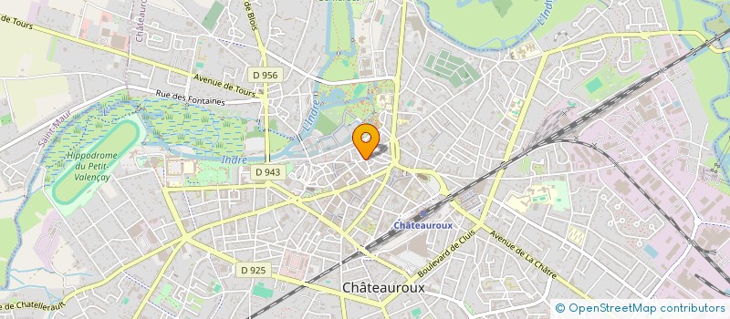 localisation de l'entreprise SOLEIL BOX à CHATEAUROUX