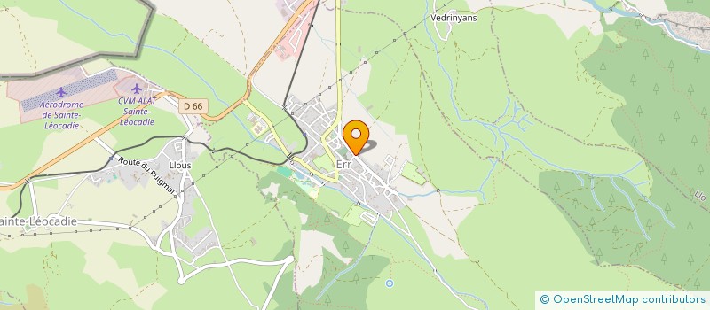 localisation de l'entreprise SOLEIL & CIMES HABITAT  ERR