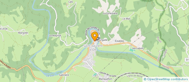 localisation de l'entreprise SOLEIL COUCHANT  SAINT-SATURNIN-DE-LENNE