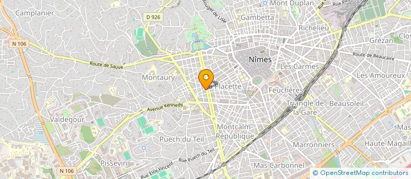 localisation de l'entreprise SOLEIL D'AVESSAC  NIMES