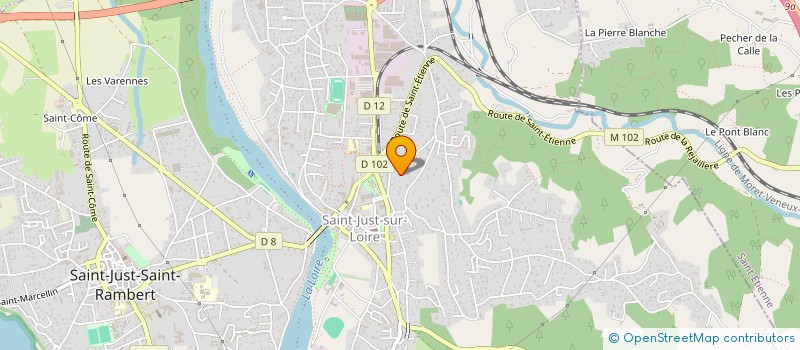 localisation de l'entreprise SOLEIL D'EDAX  SAINT-JUST-SAINT-RAMBERT