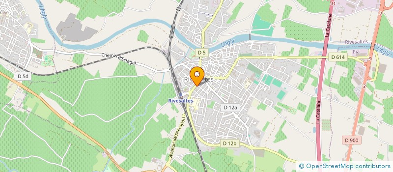 localisation de l'entreprise SOLEIL D'OR  RIVESALTES