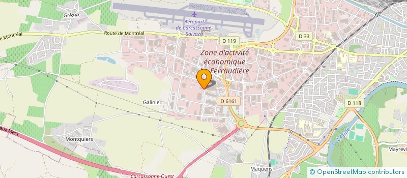 localisation de l'entreprise SOLEIL D'OR à CARCASSONNE