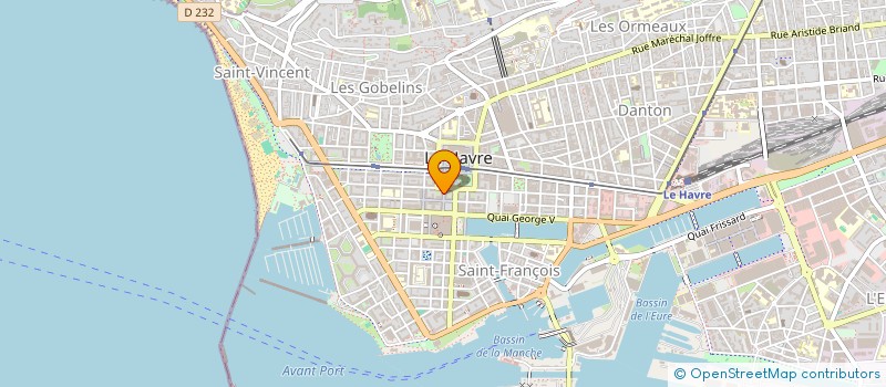 localisation de l'entreprise SOLEIL D'ORIENT  LE HAVRE