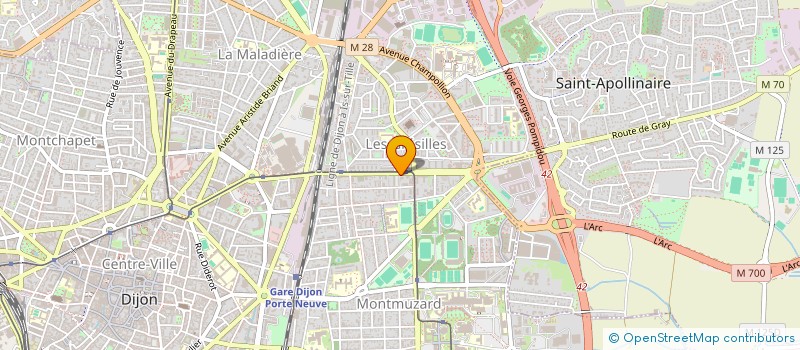 localisation de l'entreprise SOLEIL D'ORIENT  DIJON