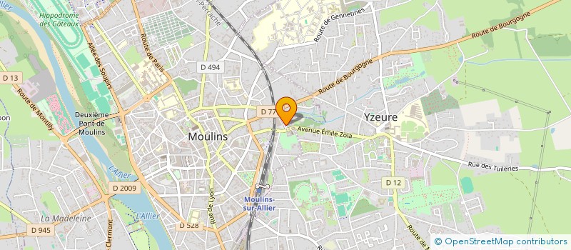 localisation de l'entreprise SOLEIL DE CHAPEAU à YZEURE