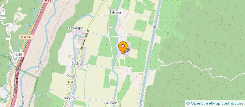 localisation de l'entreprise SOLEIL DE DABISSE  LES MEES