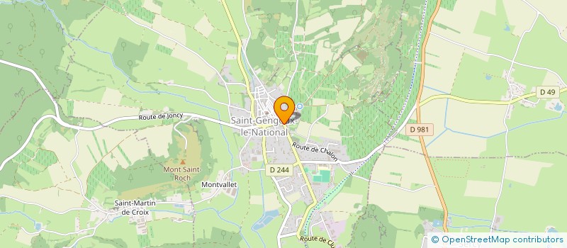 localisation de l'entreprise SOLEIL DE L'ETANGS  SAVIGNY-SUR-GROSNE