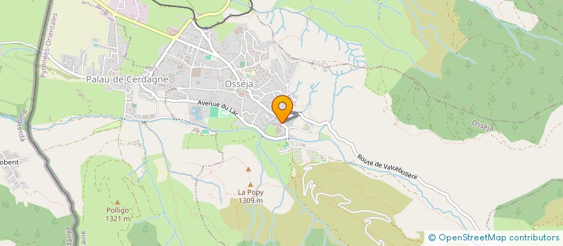 localisation de l'entreprise SOLEIL DE LA BLANQUERIE  OSSEJA