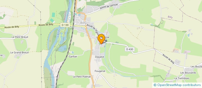 localisation de l'entreprise SOLEIL DE MARTILLERE à MARCENAT
