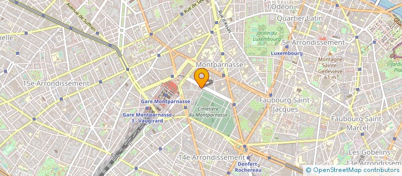 localisation de l'entreprise SOLEIL DE NUIT à PARIS