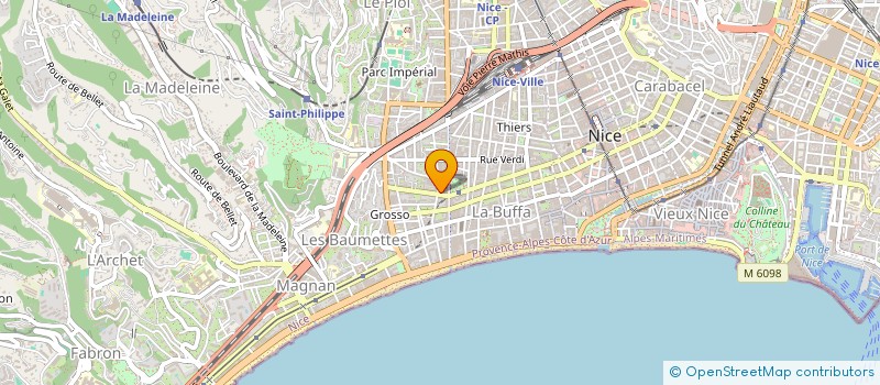 localisation de l'entreprise SOLEIL DE PESSICART  NICE