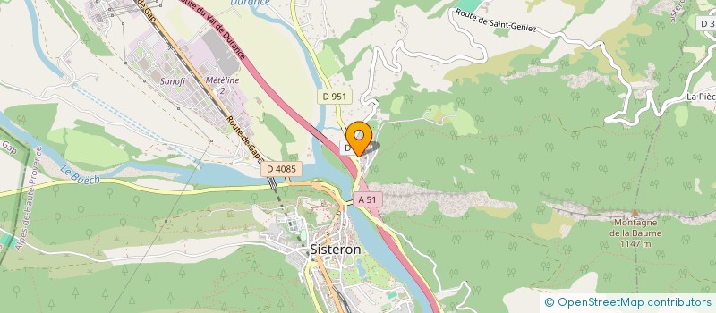 localisation de l'entreprise SOLEIL DE PROVENCE  SISTERON