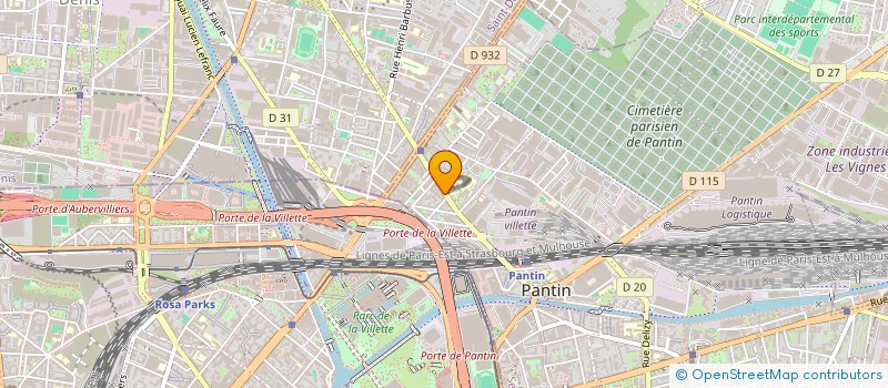 localisation de l'entreprise SOLEIL DE TUNIS  PANTIN