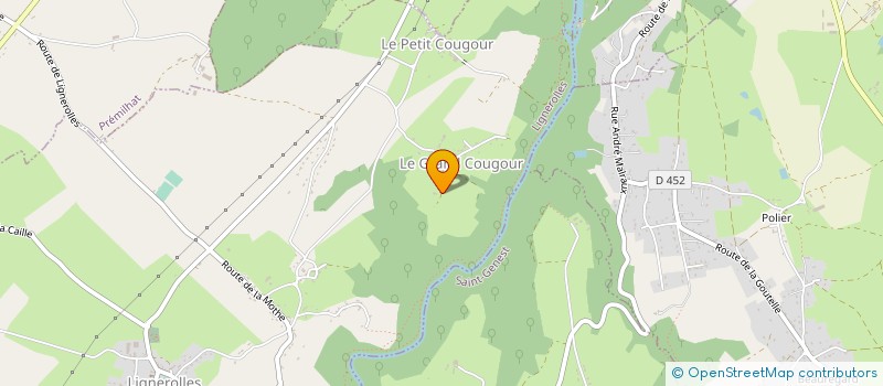 localisation de l'entreprise SOLEIL DES COUGOURS à LIGNEROLLES
