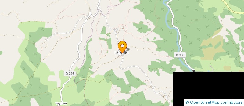 localisation de l'entreprise SOLEIL DES SALELLES  BEL-AIR-VAL-D'ANCE