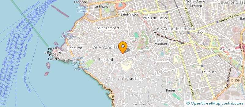 localisation de l'entreprise SOLEIL DU 7 à MARSEILLE