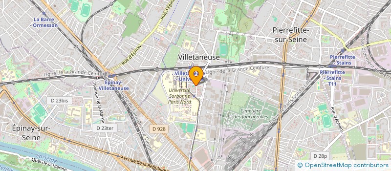 localisation de l'entreprise SOLEIL DU BATIMENT à VILLETANEUSE