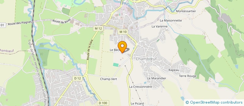 localisation de l'entreprise SOLEIL DU BECOT  CHAMBUF