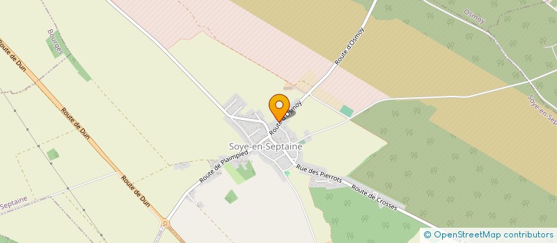 localisation de l'entreprise SOLEIL DU BERRY  SOYE-EN-SEPTAINE