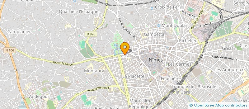 localisation de l'entreprise SOLEIL DU BOIS DE RODES  NIMES