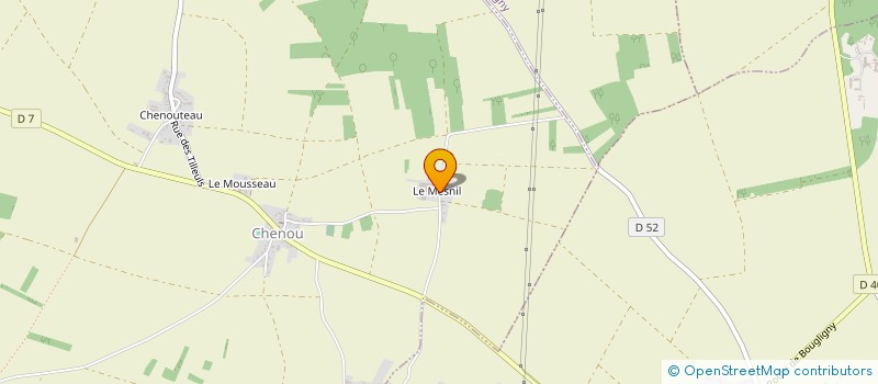 localisation de l'entreprise SOLEIL DU MESNIL  CHENOU