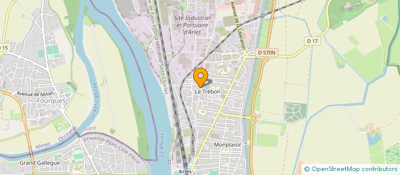 localisation de l'entreprise SOLEIL DU MIDI  ARLES