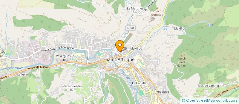 localisation de l'entreprise SOLEIL DU ROUGIER  REBOURGUIL