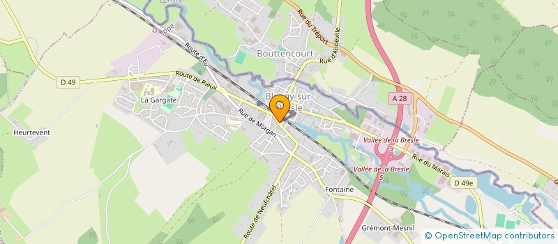 localisation de l'entreprise SOLEIL ET COULEURS  BLANGY-SUR-BRESLE