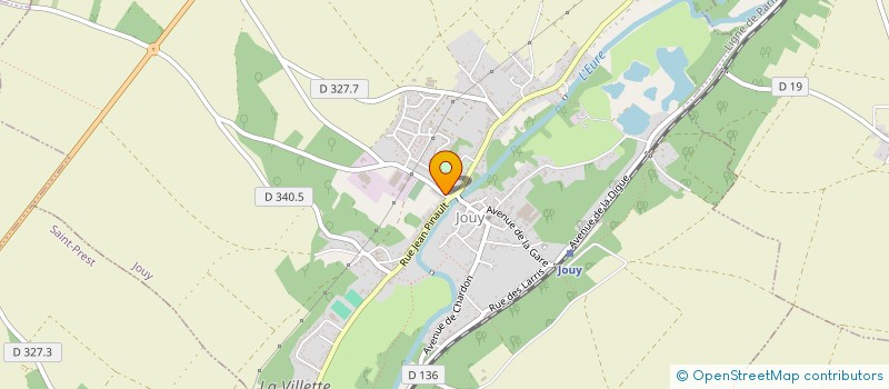 localisation de l'entreprise SOLEIL ET PLUIE YOGA à JOUY